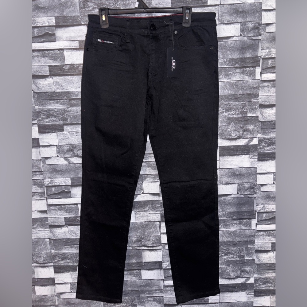 Benjamin Black Sleek Black Slim Fit Jeans for Men